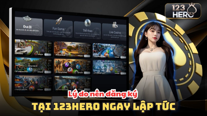 Lý do nên đăng ký tại 123Hero ngay lập tức