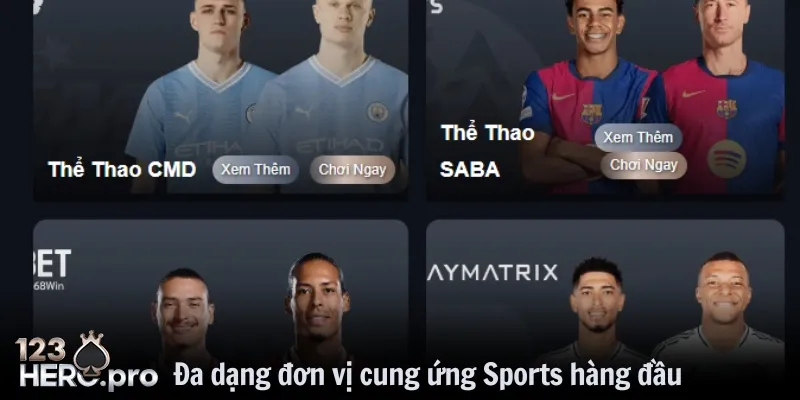 Đảm bảo mang đến hàng loạt siêu phẩm thể thao đỉnh cao, nâng cao trải nghiệm của tín đồ cá cược.