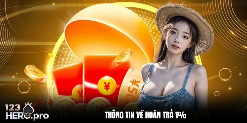 Thông tin về hoàn trả 1% không giới hạn
