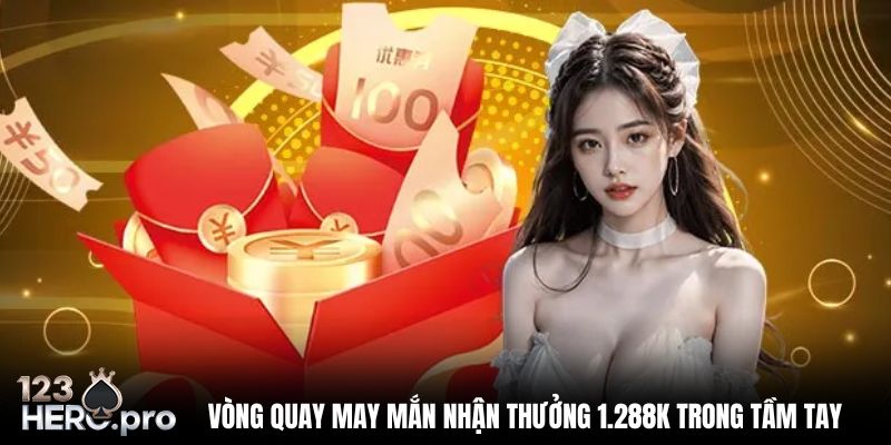 Giới thiệu vòng quay may mắn nhận thưởng 1.288K