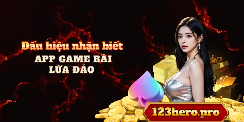 123Hero tư vấn bạn những dấu hiệu của các app game bài lừa đảo